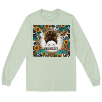 Matcha mom life messy bun western Long Sleeve Tee - Jasminsmagicworld