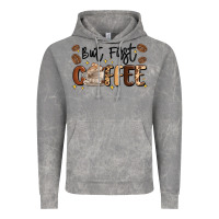 Cloud Rock but first coffee Vintage Hoodie - MaliasSmallBusiness