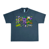 Midnight Navy Mardi Gras nurse Urban Heavy Tee - BundleAndBundleShop