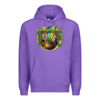 Purple shamrock farm Premium Hoodie - CowGirlArtShop