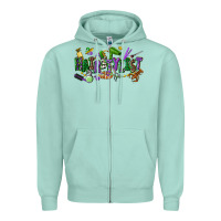 Seafoam hairstylist mardi gras Zipper Hoodie - CowGirlArtShop