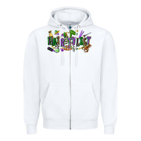 White hairstylist mardi gras Zipper Hoodie - CowGirlArtShop