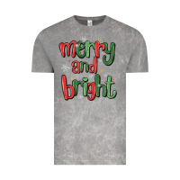 Cloud Rock merry and bright Vintage Tee - MaliasSmallBusiness