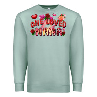 Seafoam One loved nana Valentine's Day Premium Sweatshirt - FaDigitalArtStudio
