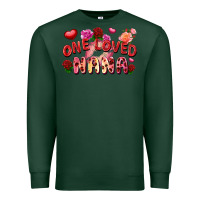 Sports Green One loved nana Valentine's Day Premium Sweatshirt - FaDigitalArtStudio