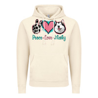Vintage Artic Peace Love Husky Vintage Hoodie - Jasminsmagicworld
