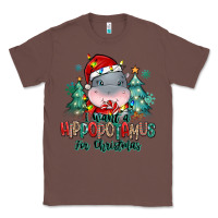 Chestnut i want a hippopotamus for christmas Classic Tee - MaliasSmallBusiness