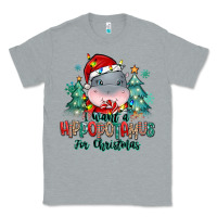 Heather Grey i want a hippopotamus for christmas Classic Tee - MaliasSmallBusiness
