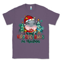 Lavender i want a hippopotamus for christmas Classic Tee - MaliasSmallBusiness