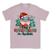 Lilac i want a hippopotamus for christmas Classic Tee - MaliasSmallBusiness