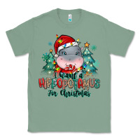 Sage i want a hippopotamus for christmas Classic Tee - MaliasSmallBusiness