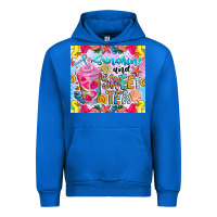 Cobalt summer vibes with sweet tea Urban Hoodie - CowhideDigitalArt