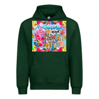 Foreset Green summer vibes with sweet tea Urban Hoodie - CowhideDigitalArt