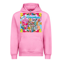Fuchsia Pink summer vibes with sweet tea Urban Hoodie - CowhideDigitalArt