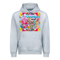 Heather Grey summer vibes with sweet tea Urban Hoodie - CowhideDigitalArt