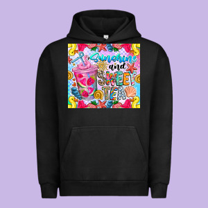 Summer Vibes With Sweet Tea Urban Hoodie Designed By Cowhidedigitalart