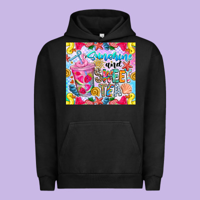 Summer Vibes With Sweet Tea Urban Hoodie Designed By Cowhidedigitalart