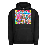 Pigment Black summer vibes with sweet tea Urban Hoodie - CowhideDigitalArt