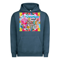 Pigment Midnight Navy summer vibes with sweet tea Urban Hoodie - CowhideDigitalArt