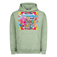 Pigment Oil Green summer vibes with sweet tea Urban Hoodie - CowhideDigitalArt