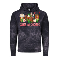 Cloud Black chicken   coffee cups Vintage Hoodie - MaliasSmallBusiness