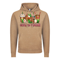 Vintage Coffee chicken   coffee cups Vintage Hoodie - MaliasSmallBusiness