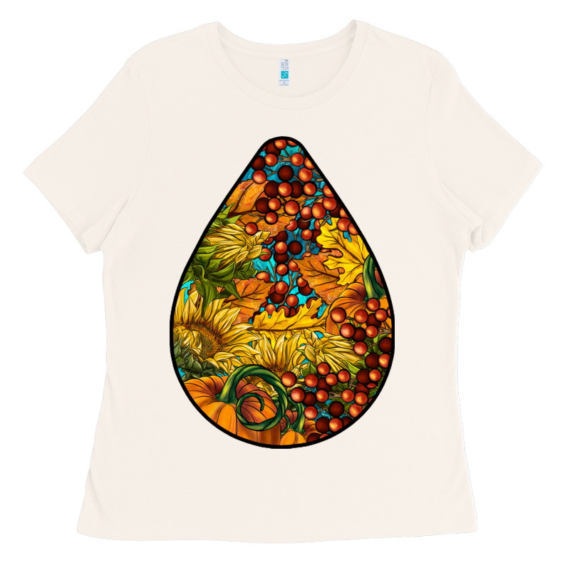 Fall Teardrop Ladies Tee by LillyAllenDesigns | Teevron