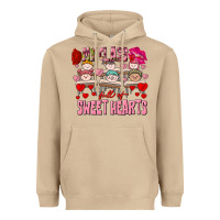 Mushroom Valentine's Day my class is full of sweet hearts Heavyweight Hoodie - FaDigitalArtStudio