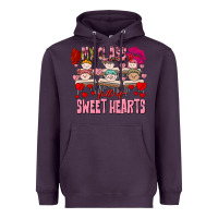 Plum Valentine's Day my class is full of sweet hearts Heavyweight Hoodie - FaDigitalArtStudio