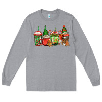 Heather Grey christmas gnomes coffee Long Sleeve Tee - Jasminsmagicworld