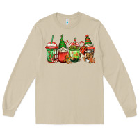 Mushroom christmas gnomes coffee Long Sleeve Tee - Jasminsmagicworld