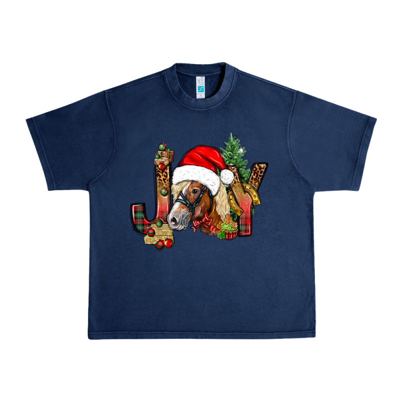 Joy Christmas With Horse Bbs Urban Heavy Tee by BundleAndBundleShop | Teevron