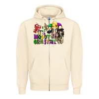 Sandshell its moody gras yall Zipper Hoodie - CowGirlArtShop