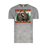 Cloud Rock Merry Christmas skeleton Vintage Tee - NancyCooperArtShop