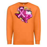 Carrot Texas Cancer Awareness map Premium Sweatshirt - FaDigitalArtStudio