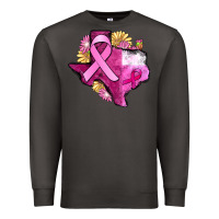 Smoke Texas Cancer Awareness map Premium Sweatshirt - FaDigitalArtStudio