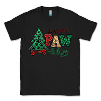 Black happy pawlidays christmas pets Classic Tee - MaliasSmallBusiness