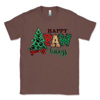 Chestnut happy pawlidays christmas pets Classic Tee - MaliasSmallBusiness