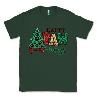 Sports Green happy pawlidays christmas pets Classic Tee - MaliasSmallBusiness