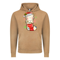 Vintage Camel christmas cat in Vintage Hoodie - MaliasSmallBusiness