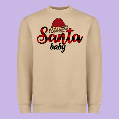 Santa Baby Heavyweight Sweatshirt Designed By Bettercallsaul