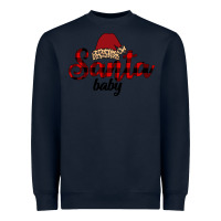 Navy Santa Baby Heavyweight Sweatshirt - Bettercallsaul