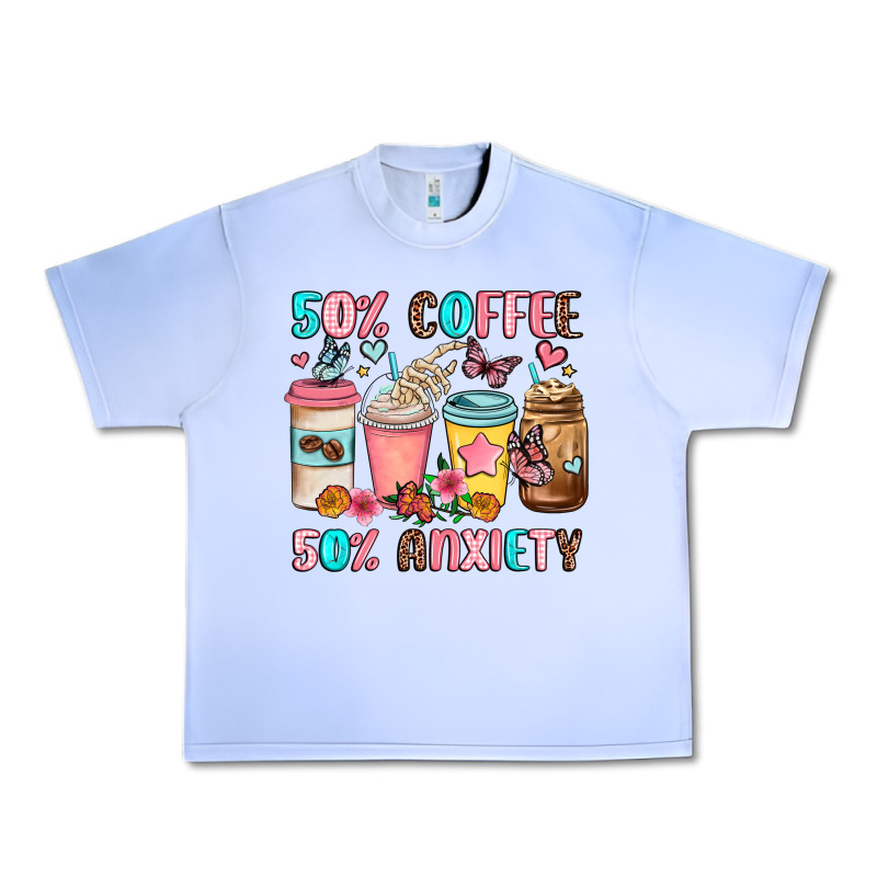 Half Teacher Half Coffee Urban Heavy Tee by JahusDesignShop | Teevron