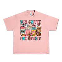 Salmon half teacher half coffee Urban Heavy Tee - JahusDesignShop