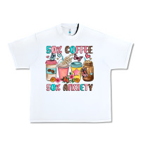 White half teacher half coffee Urban Heavy Tee - JahusDesignShop