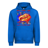 Cobalt You Look Like 4th of july makes me hot dog want a Urban Hoodie - CowhideDigitalArt
