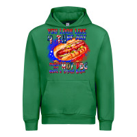 Emerald You Look Like 4th of july makes me hot dog want a Urban Hoodie - CowhideDigitalArt