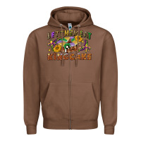 Chestnut let them eat king cake Zipper Hoodie - CowGirlArtShop
