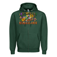 Sports Green let them eat king cake Zipper Hoodie - CowGirlArtShop