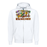 White let them eat king cake Zipper Hoodie - CowGirlArtShop